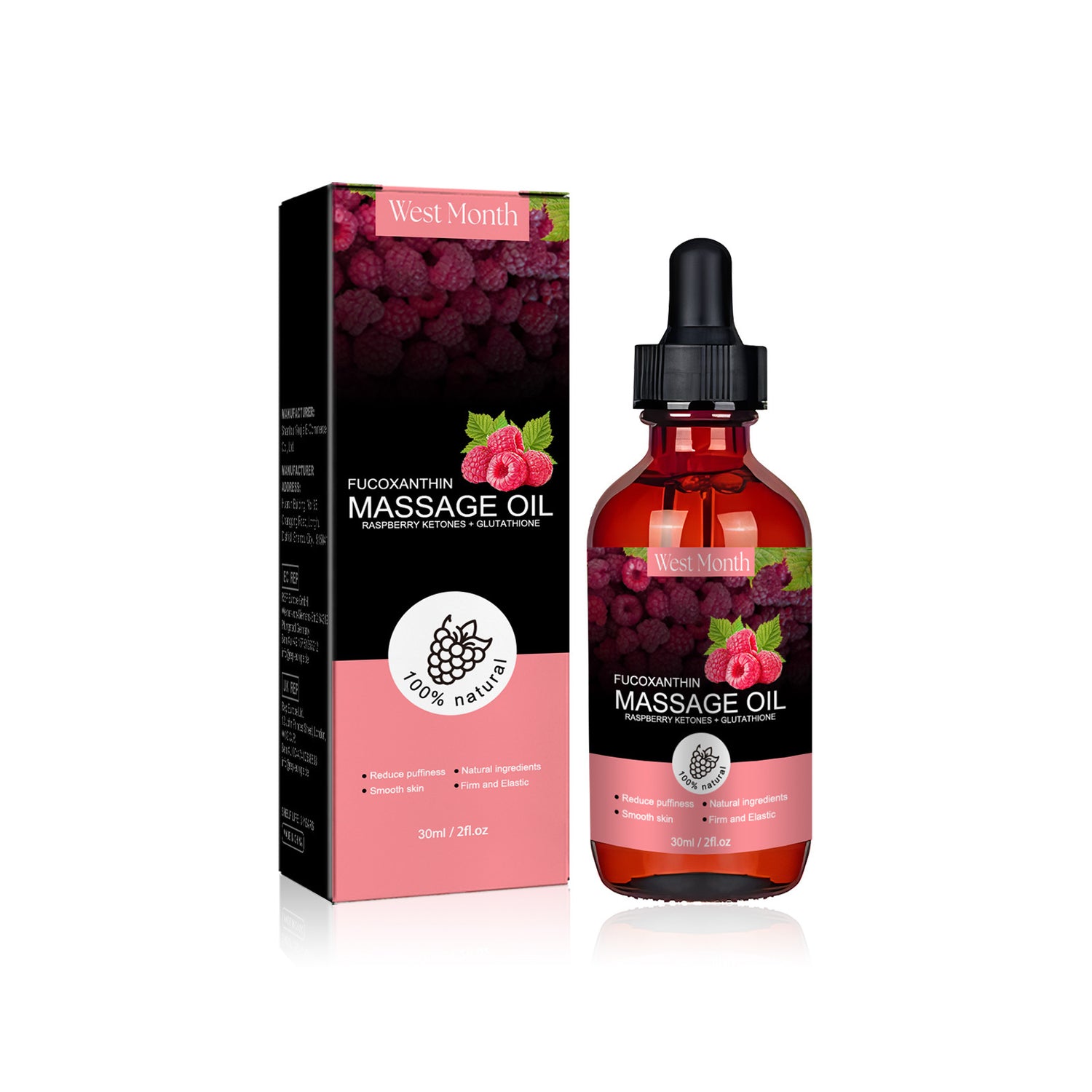 Huile de massage raffermissante pour le ventre, huile de modelage amincissant pour le corps, texture fluide et parfumée