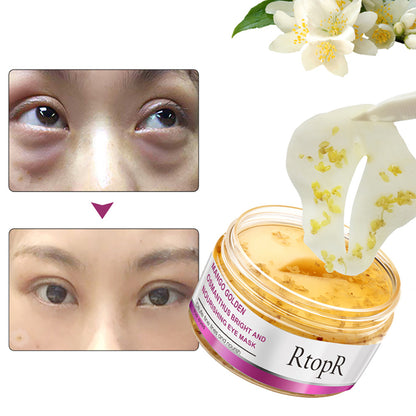 Masque pour les yeux à la mangue et Osmanthus, hydrate, réduit les poches, les cernes et rajeunit la peau du contour des yeux.