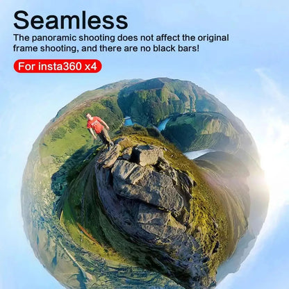 Applicable To Insta360 X4 Panoramic Sports Camera Lens Protective Glasses Rotating Glass Plastic Accessories