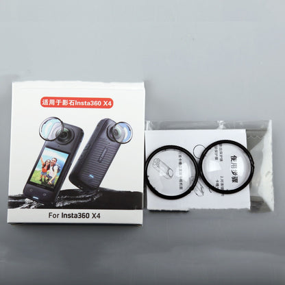 Applicable To Insta360 X4 Panoramic Sports Camera Lens Protective Glasses Rotating Glass Plastic Accessories