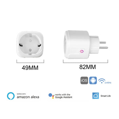 SmartControl WiFi Plug: Remote, Voice & Energy Monitoring
