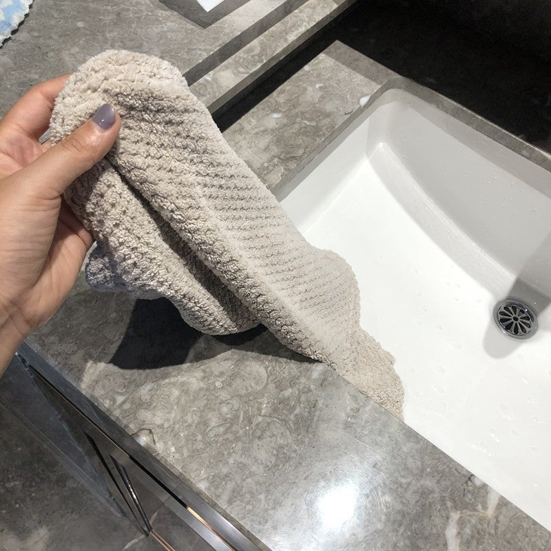 Ensemble de serviettes de bain en microfibre corail avec motif ananas, absorbantes et douces, de la marque eprolo.