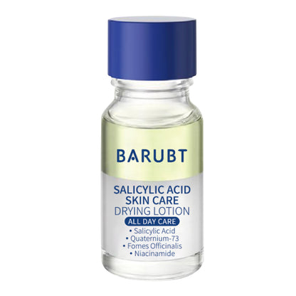 Gel nettoyant et hydratant anti-acné de la marque, visible en tube blanc avec étiquettes bleues et vertes.