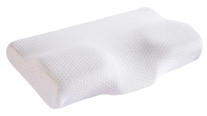 Oreiller cervical en mousse à mémoire de forme NEKRA™ de NeckRelief™, support orthopédique et ergonomique pour un confort optimal.